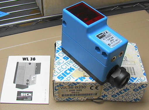 NIB SICK Electronic Optical Proximity Sensor Model # WL36-B230