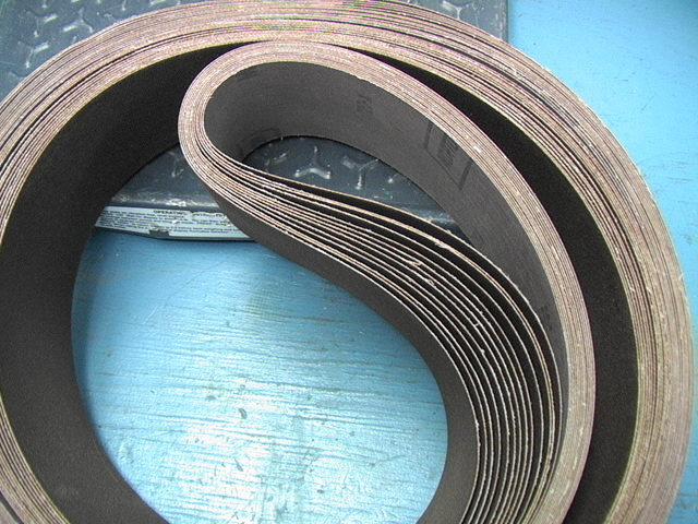 NOS Lot Of 12 Norton Metalite 4X106 Sanding Belts 120 Grit Model - Click Image to Close