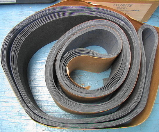 Lot Of 12 Durite Silicon Carbide 4x132 Sanding Belt 180 Grit - Click Image to Close