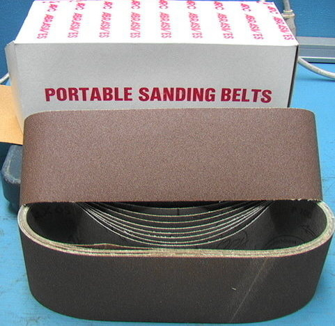 Box of Schroder / Arc Abrasives 3x24 Sanding Belt 10 Per Box - Click Image to Close