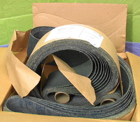 Lot Of 15 NOS Norton Plyweld Sanding Grinding Belts 4 By 84 - Click Image to Close