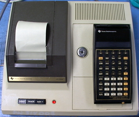 2 TI Programmable 59 Calculator PC-100A/C printer bases