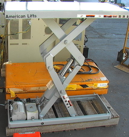 American Lifts NOS Electric Over Hydraulic Scissor Lift 2000 Lb