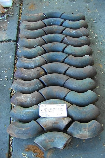 Lot of 34 3" Heavy Butt-Weld Type Pipe 90 degree Elbows fittings - Click Image to Close