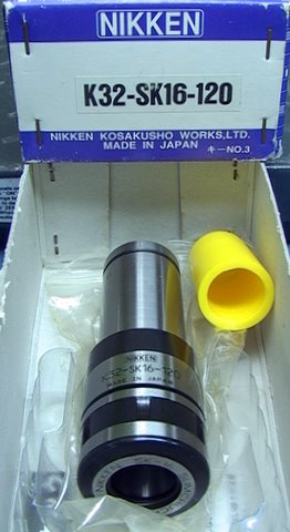 NIB NIKKEN K32 SK16-120 Mill Tooling SLIMCHUCK HOLDER - Click Image to Close