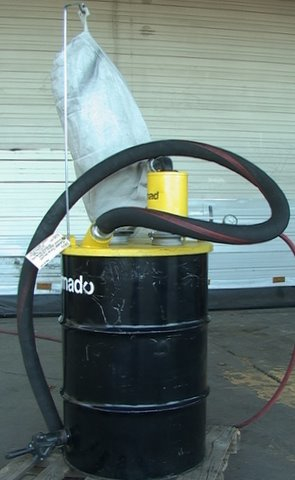 Tornado Jumbo Vacuum 55 Gallon Wet Dry Single Venturi