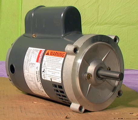 Dayton Industrial Motor 1725 RPM 1/2 HP Single-Phase FR 56C 5/8" - Click Image to Close