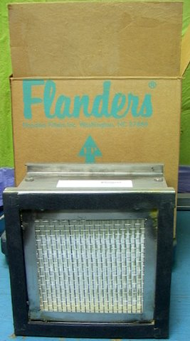 NIB NOS Flanders Stainless HEPA AIR FILTER 8x8x6" - Click Image to Close