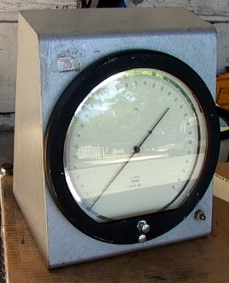 12" Heise 60 PSI Mirrored Dial Analog Pressure Gauge A-22844R - Click Image to Close