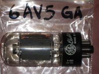 Set of 2- 6AV5 GA Vacuum Tubes ~Pentode~
