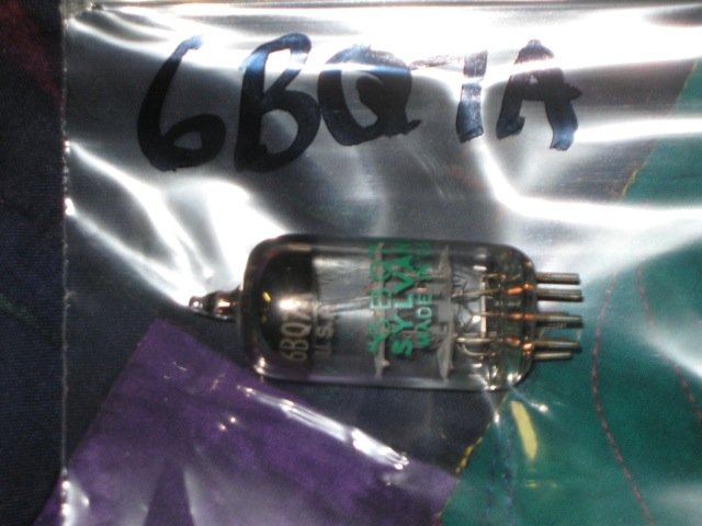 Set of 2 6BQ7A Triode Vacuum Tubes - Click Image to Close