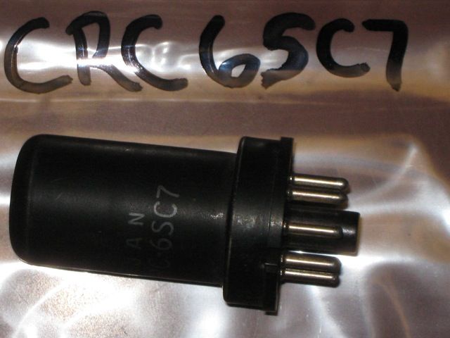 CRC 6SC7 Triode Vacuum Tube - Click Image to Close