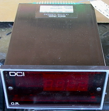 DCI Inc. Custom Digital Panel Meter Display Model # 884-08-10-26