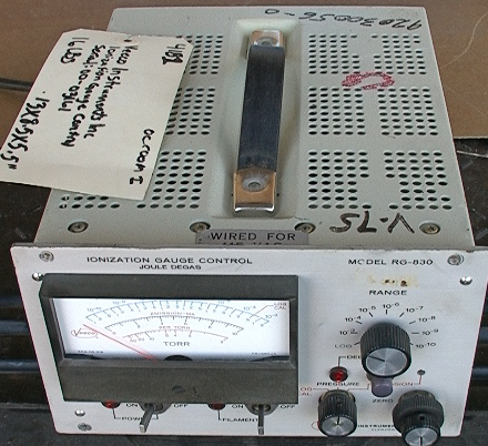 Veeco Instruments Inc Vacuum Ionization Gage Control Model