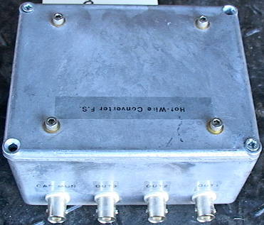Hot Wire Converter FS Small Metal Box BNC Connectors - Click Image to Close