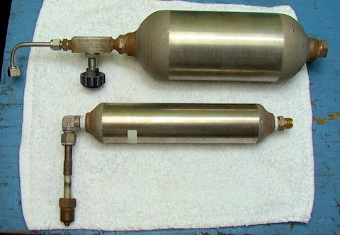 Pair Of Small HOKE Stainless Sample Chambers? Pressure Vessels