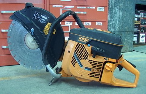 Partner K950-14 Active 94cc Power Cutter Concrete Saw with blade - Click Image to Close