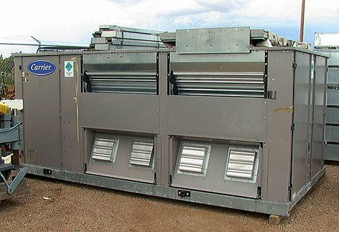 NOS 20 ton Carrier Commercial HVAC unit 50EJQ024---611DC with du - Click Image to Close