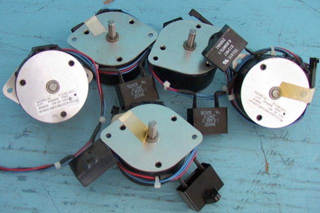 Lot of Five Hurst 3951 Synchronous Motors - Click Image to Close