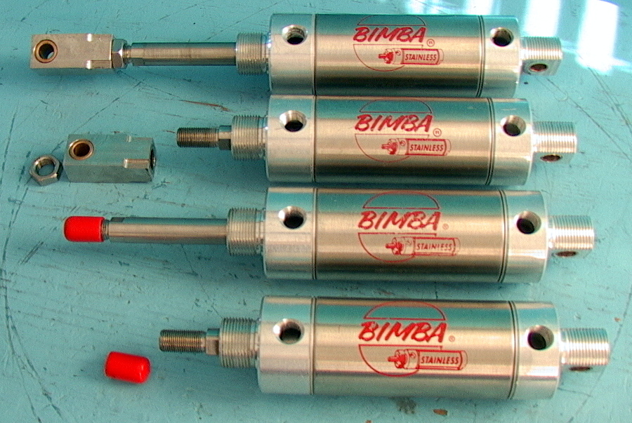 4 Bimba MMX-503 DXPK MRS Magnetic Reed Switch Air Cylinders
