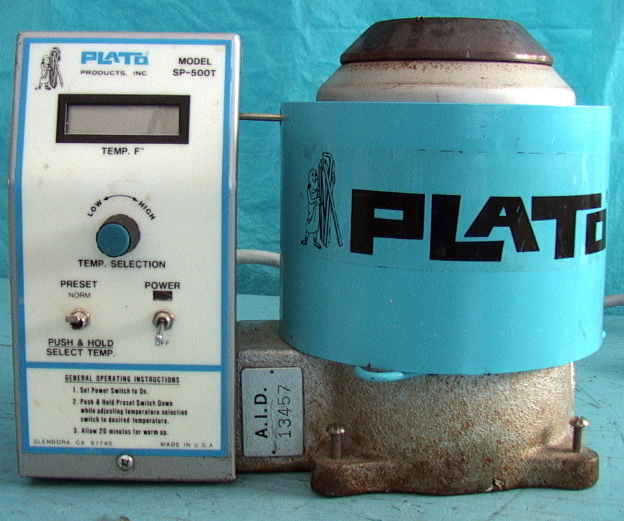 Plato SP-500T 350-Watt Solder Pot LCD display 2.25" diameter - Click Image to Close