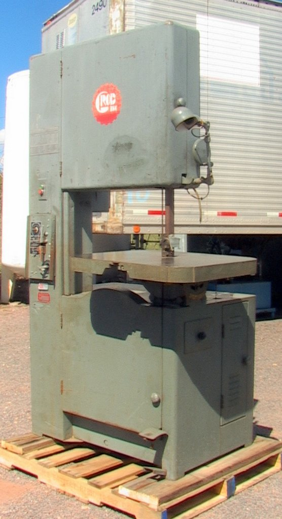 GROB 24" Vertical Metal Cutting Band Saw Type NS24 50-2030 FPM - Click Image to Close