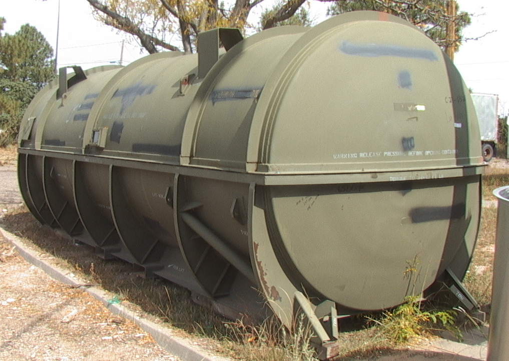 560 Cu-Ft Former Missile Shipping/Storage Container - Click Image to Close