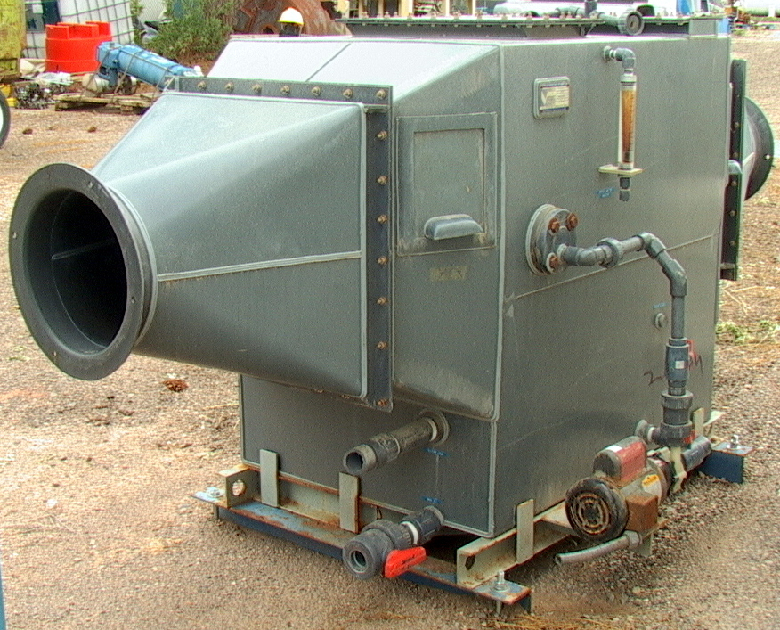 2000cfm VANAIRE HE100 Wet Chemical Fume Scrubber, Pump and Med - Click Image to Close