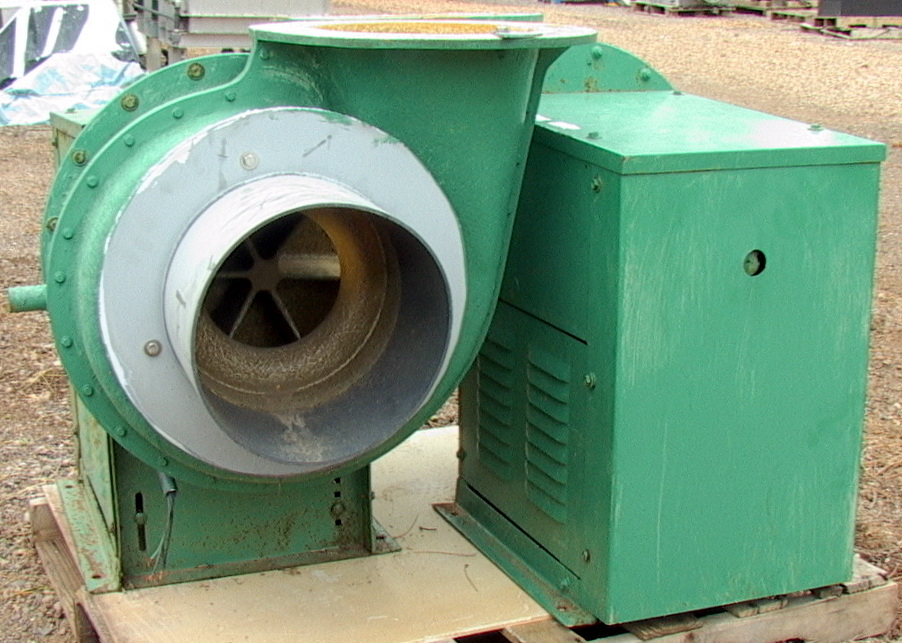 Used New York Blower FRP Chemical Fume Exhauster Size 315, 3hp - Click Image to Close