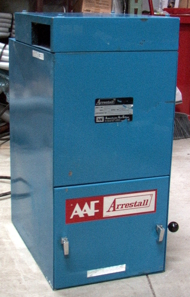 American Air Filter Arrestall 200 3/4hp 300cfm Dust Collector - Click Image to Close