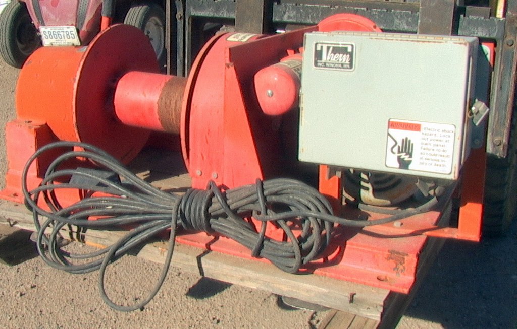 Thern Model 489A3BC Industrial Electric Winch - Click Image to Close