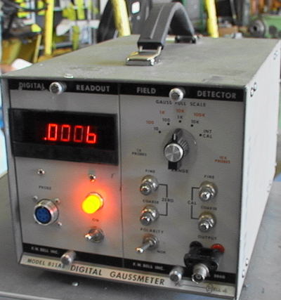 F.W. Bell 811AB Digital Gaussmeter with 8860 Field Detector