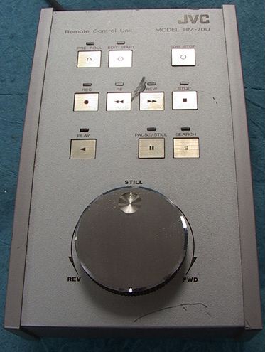 JVC Model RM-70U Remote Control Unit For Professional VCR Video