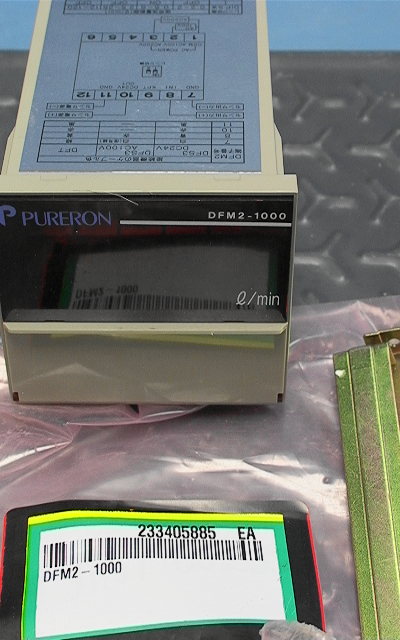 Pureron DFM2-1000 L/Min flow meter 233405885