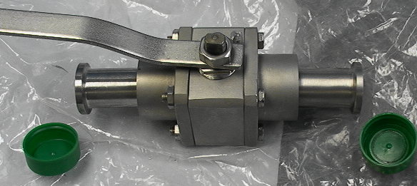 Stainless Steel Vacuum Ball Valve .627 " ID - Click Image to Close