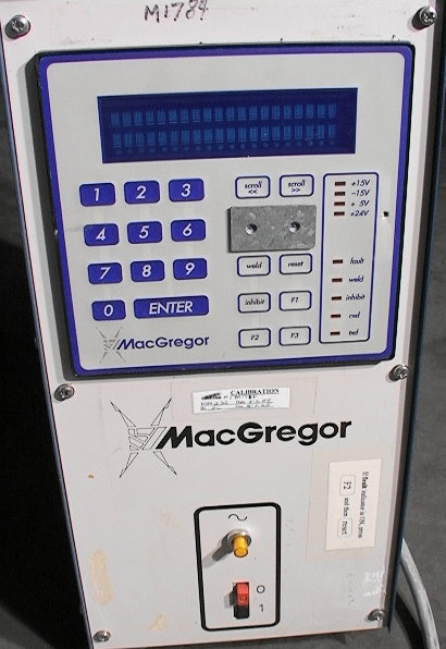 MacGregor DC 1000P 1000 amp 4 volt Resistance Welding Power Sup