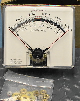 NEW Analog Thermocouple Gauge Readout/Controller Type K Chromel