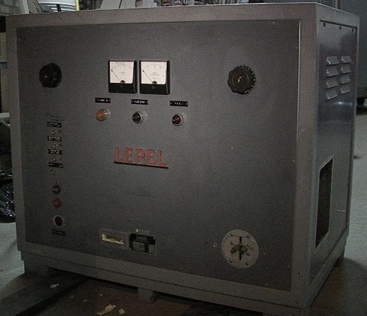 12.5KVA LEPEL RF Generator Vacuum Electron Tube Model T-5-3