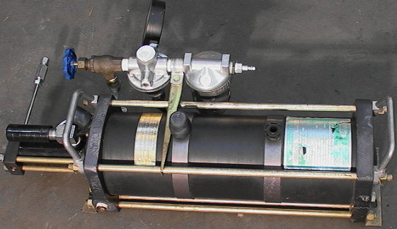 Haskel Gas Booster High Pressure Air Driven Compressor 22,500 ps
