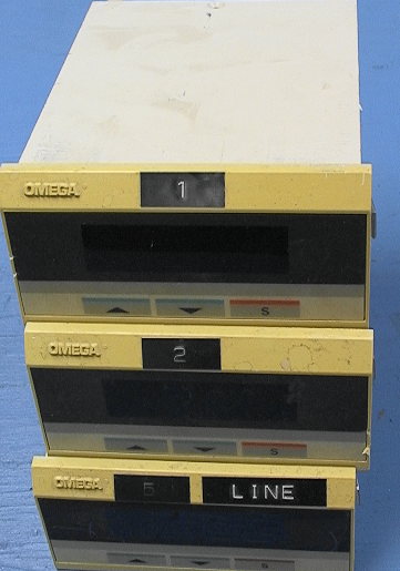 Set Of 3 OMEGA DP282 Digital Panel Meters