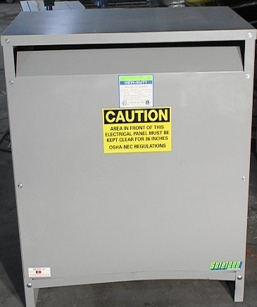 275 KVA 460 Delta to 460/266 Y (wye) Drive Isolation Transformer - Click Image to Close