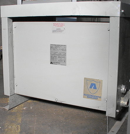 ACME 30 KVA Transformer 480D to 208/120Y Dry Type with voltage