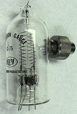 High Vacuum Products G-75 Vacuum Ionization Gauge - Click Image to Close