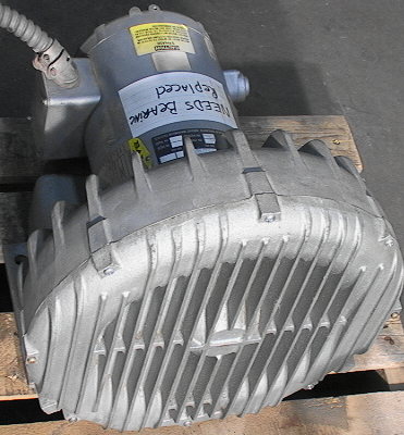 Whitlock R6335A-10 3.5hp Regenerative Blower 206cfm Vacuum 75"H2