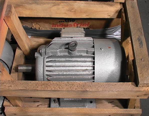 5hp AJAX TEFC motor 1745rpm 184T 208-230/460 volt - Click Image to Close
