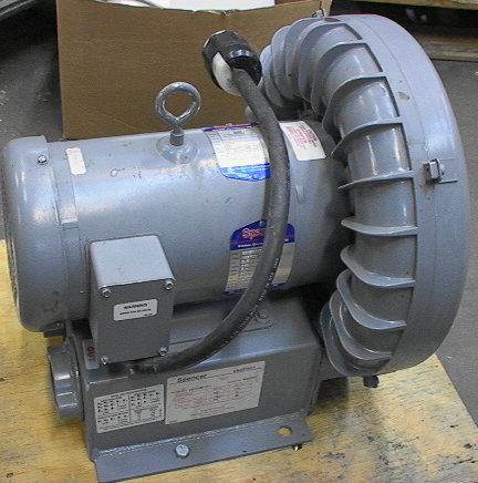 Spencer Regenerative Blower 2.1hp 160cfm 76" pressure 64" vac