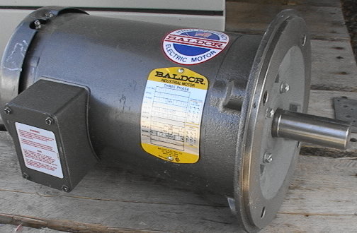 New Baldor 3HP 182TC 3-phase electric motor - Click Image to Close
