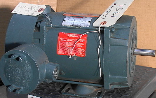 Reliance Electric Motor 1/3HP 1-P 115/230V explosion proof 1140 - Click Image to Close
