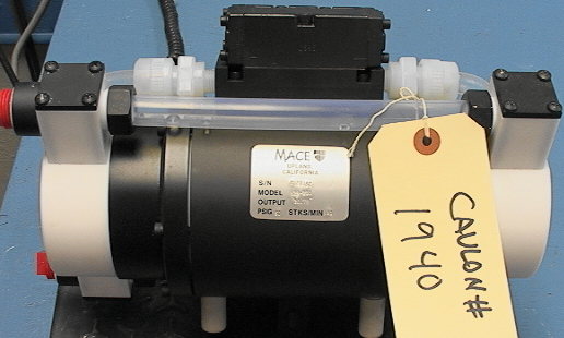 MACE 929-200 20 liter Teflon Diaphram Chemical pump - Click Image to Close