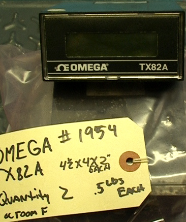 OMEGA ENGINEERING TX82A 4-20ma current loop readout display